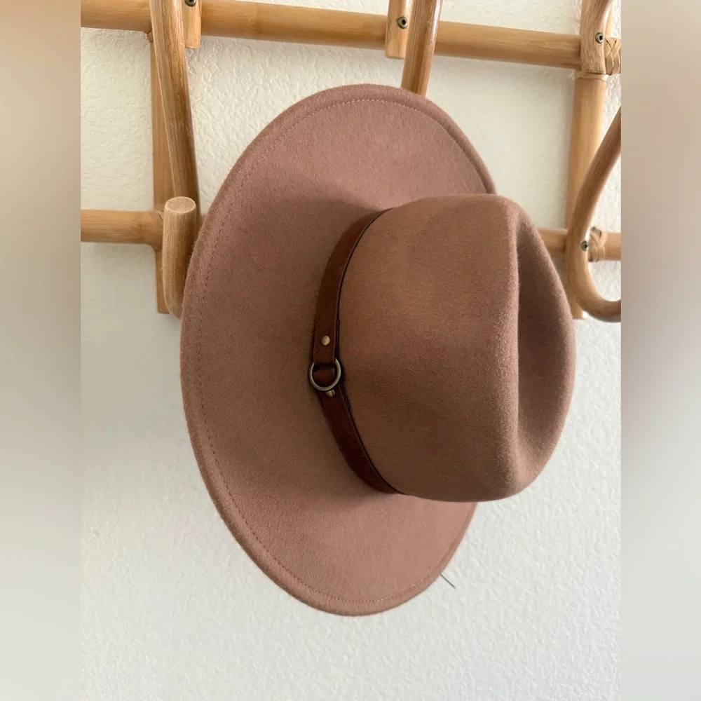 Artisan NY wool felt hat brown one size adjustable